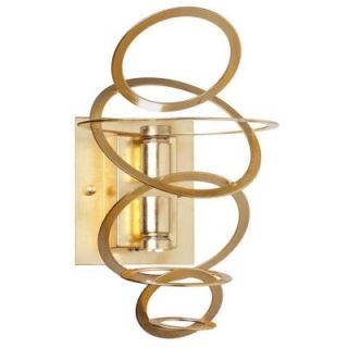 Radionic Hi Tech Janus 2 Light Gold Tiered Ring Sconce JAN 52W GLD