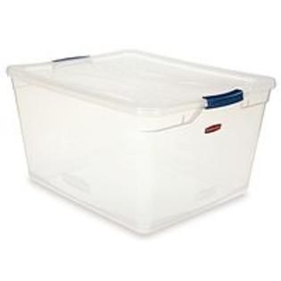 Rubbermaid  Clear Latching Container 71 Quart Size