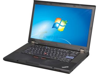 Refurbished Lenovo ThinkPad T520 15.6" Notebook with Intel Core i5 2520M 2.50Ghz, 4GB RAM, 320GB HDD, DVDRW, Webcam, Windows 7 Professional 64 Bit