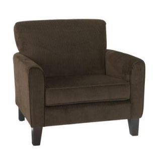 Ave Six Sierra Fabric Chair in Corduroy Coffee SRA51 C47