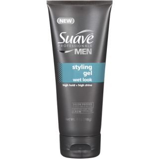 Suave Professionals Wet Look Styling Gel For Men, 7 oz