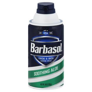 Barbasol Shaving Cream, Soothing Aloe, 10 oz (283 g)   Beauty