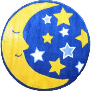 Fun Time Shape Moon & Stars Size 31 Round   Home   Home Decor   Rugs