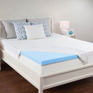 Sealy Premium 2.5 inch Memory Foam Mattress Topper with Removeable