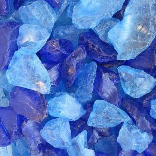 15 lb. Blue Decorative Glass Accents SGBLUHD