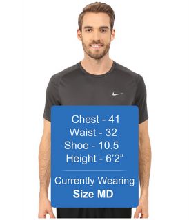 Nike Dri FIT™ Miler Running Shirt Anthracite/Reflective Silver