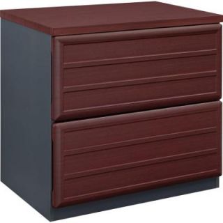 Altra Furniture Pursuit 2 Drawer Lateral File Cabinet in Cherry and Gray 9522196