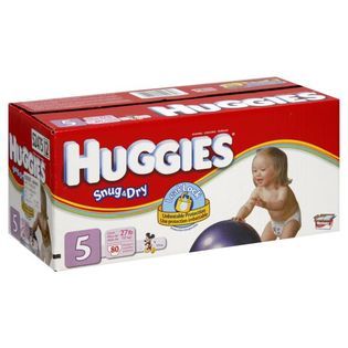 Huggies  Snug & Dry Diapers, Size 5 (Over 27 lbs), Disney, 80 diapers