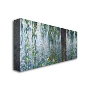 Trademark Fine Art 14x32 inches Claude Monet Waterlillies, Morning