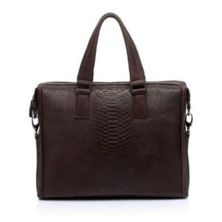 Vicenzo Leather Brown Vera Leather Laptop Designer Purse Messenger Handbag Bag