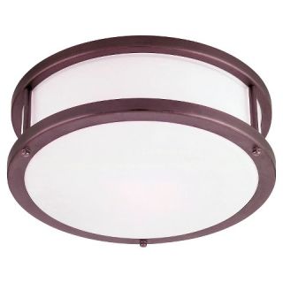 Conga Flush Mount with Opal Glass Shade