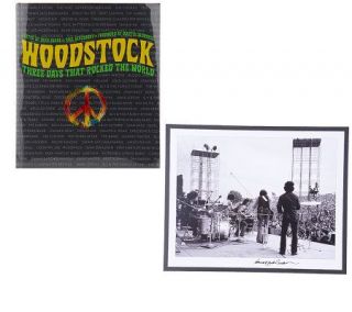 Woodstock 3 Days thatRocked the World Book w/ Autographed Print —