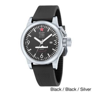 CCCP Mens Typhoon Silicone Strap Automatic Watch  