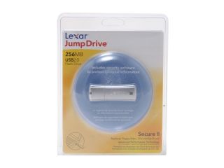 Lexar JumpDrive Secure II 256MB Flash Drive (USB2.0 Portable) Model JDSE256 431