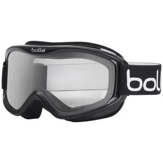 Bolle 20570 Mojo Ski Goggles Shiny Black Frame Clear Lens   16924484