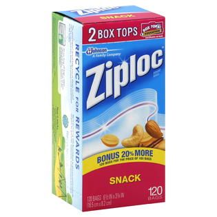 Ziploc Bags, Snack, 120 bags   Food & Grocery   Food Storage   Plastic