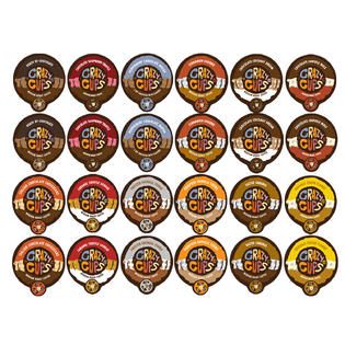 Crazy Cups Chocolate Lovers and Flavored Coffee Variety Pack 48 Count
