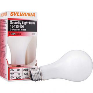 Sylvania Light Bulb, A21, Soft White, 3 Way, 1 bulb   Tools   Lighting