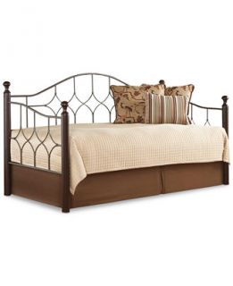 Amelia Hammered Pewter Daybed + Optional Trundle   mattresses
