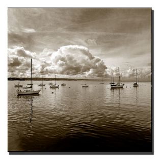 Trademark Art Monteray Bay by Preston Photographic Print on Canvas
