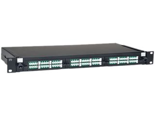 N492 036 LCLC E 36 Port LC/LC 1U Rackmount Fiber Enclosure Patch Panel