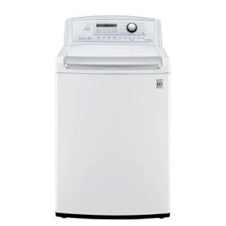 LG Electronics 4.5 cu. ft. High Efficiency Top Load Washer in White, ENERGY STAR WT4970CW