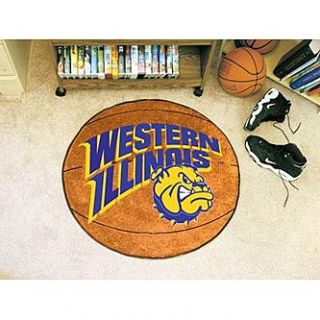 Fanmats Western Illinois Basketball Rugs 29 diameter