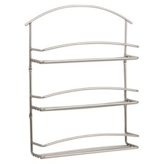 Euro Wall Mount Spice Rack in Satin Nickel by Spectrum Diversified