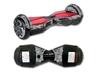 MightySkins Protective Vinyl Skin Decal for Self Balancing Board Scooter Hover 2 Wheel mini board unicycle bluetooth wrap cover sticker Floral Lace