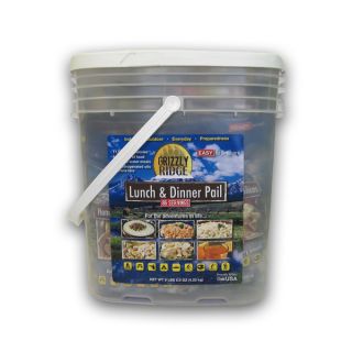 Augason Farms Emergency Food Supply Lunch and 4 gallon Dinner Pail