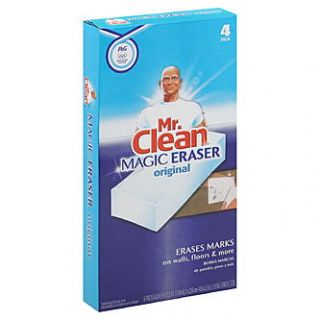 Mr. Clean Magic Eraser Cleaning Pads, Household, Original, 4 pads
