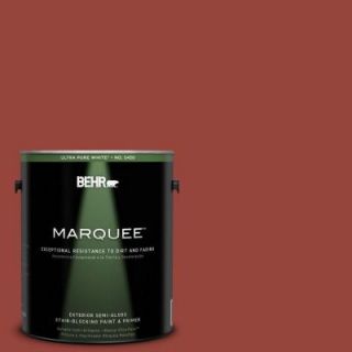 BEHR MARQUEE 1 gal. #PPU2 17 Morocco Red Semi Gloss Enamel Exterior Paint 545301