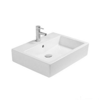 Duravit 19.63 inch White Alpin Vero Above Counter Porcelain Bathroom