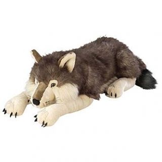 Wild Republic CUDDLEKINS JUMBO WOLF   Toys & Games   Stuffed Animals