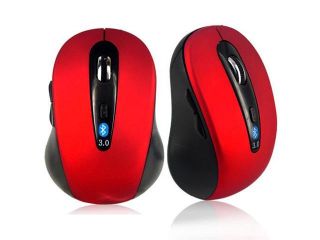 Cheapest Mini wireless Bluetooth Optical Mouse 1000 DPI for Laptop Notebook Macbook Red