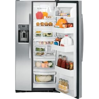 GE  23.1 cu. ft. Side By Side Refrigerator w/ Dispenser – Stainless