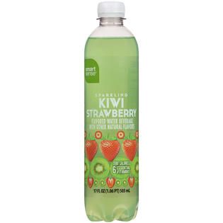 Smart Sense Kiwi Strawberry Flavored Sparkling Water 17 FL OZ PLASTIC