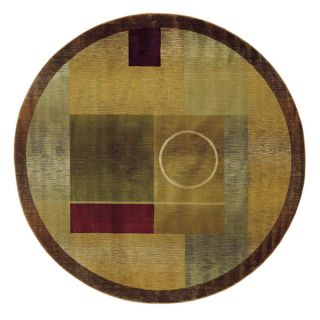 Generations Green/ Brown Rug (8 Round)   15524573  