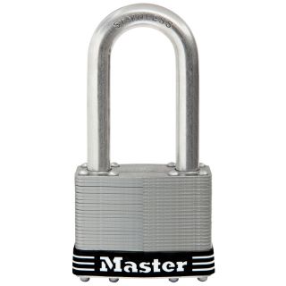 Master Lock 2.5 in Laminated Stainless Steel Steel Shackle Keyed Padlock