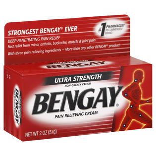 Bengay  Pain Relieving Cream, Ultra Strength, 2 oz (57 g)