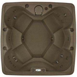 AquaRest Spas AR 600P 6 Person Spa with Ozone, Heater and 19 Jets in Stainless Steel, and LED Waterfall in Brownstone (120/240 Volt) EZB HU2 BB 5