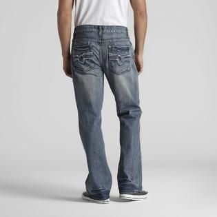 Route 66   Mens Premium Slim Bootcut Jeans