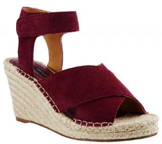 Kensie Espadrille Wedges w/ Adj. Ankle Strap   Narcisa —