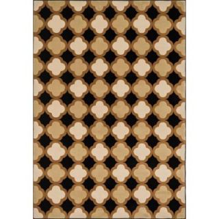 Loloi Rugs Shelton Lifestyle Collection Black/Camel 2 ft. 3 in. x 3 ft. 9 in. Area Rug SHTNHSH04BLCA2339