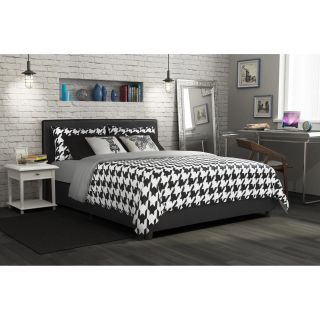 DHP Maddie Black Faux Leather Upholstered Bed   Shopping