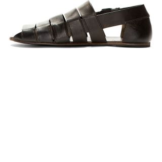 Marsèll Brown Leather Sandals