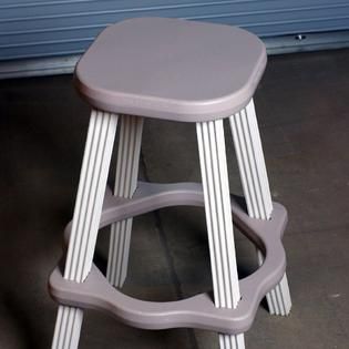 Leisure Accents  26 Patio Bar Stools   Taupe