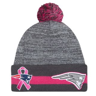 New Era NFL Breast Cancer Awareness Knit   Mens   Football   Accessories   New York Jets   Grey/Pink