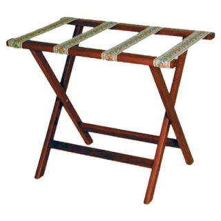 Deluxe Straight Leg Luggage Rack by Wooden Mallet