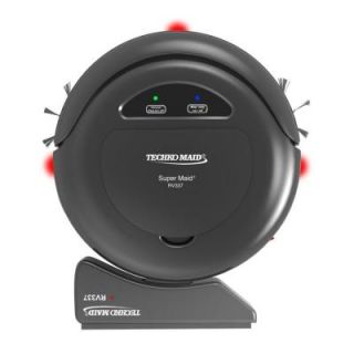 Techko Maid RV337 Robotic Vacuum in Black RV337 B